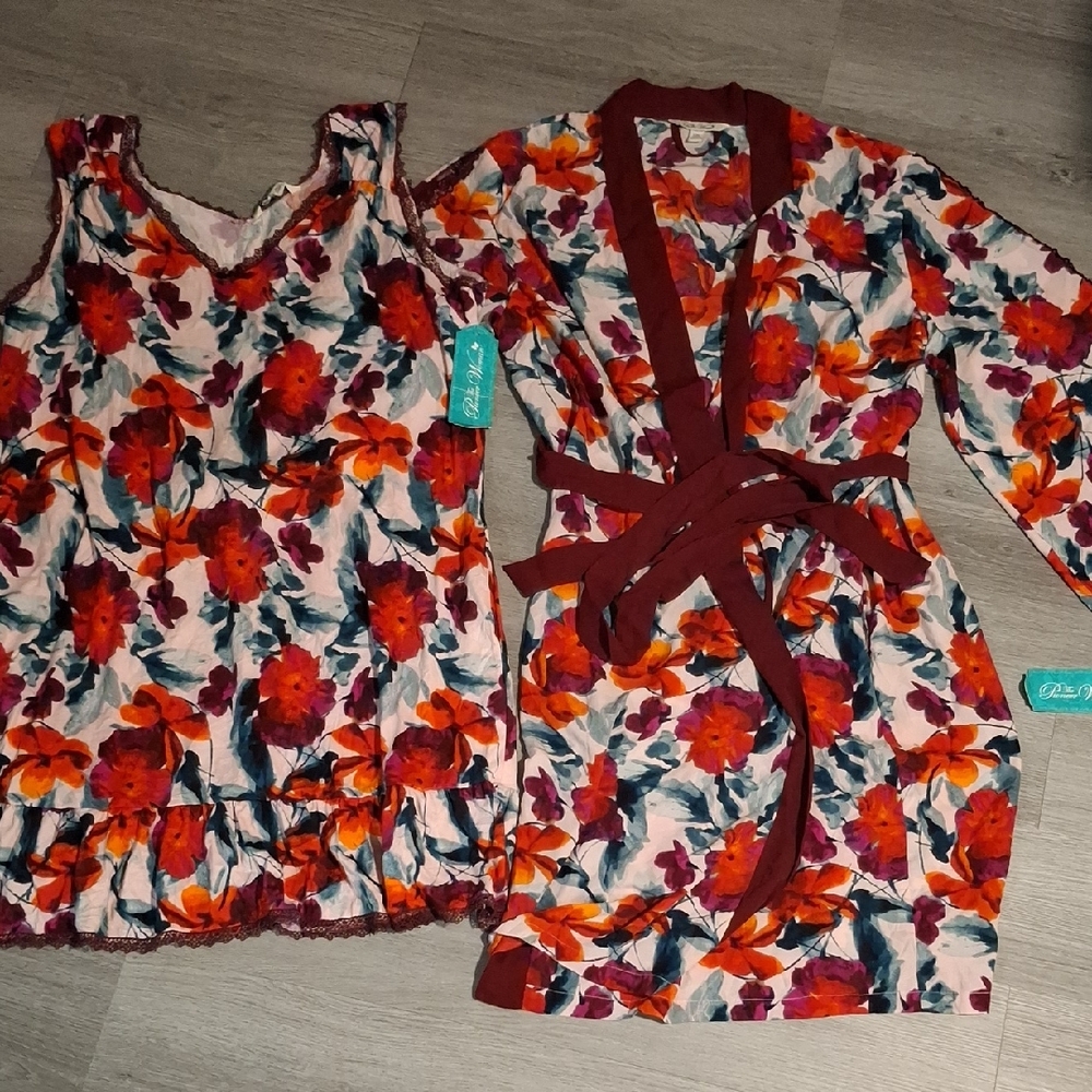 The Pioneer Woman Nightgown And Robe XL